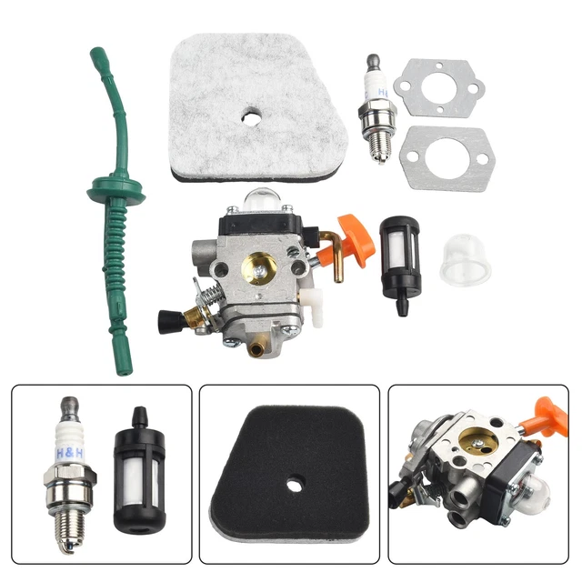 Hippotech Kit Carburateur Complet Avec Filtre à Air, Ampoule D'Amorce Et Filtre à Carburant Pour Souffleurs Stihl BG45 BG55 BG65 BG85 SH55