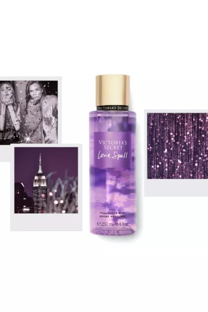 Victoria's Secret Love Spell Shimmer Mist Spray 250ml and Body Lotion Set  New