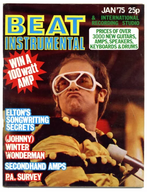 Beat Instrumental Magazine No 140 January 1975 Elton John Golden Earring Leo