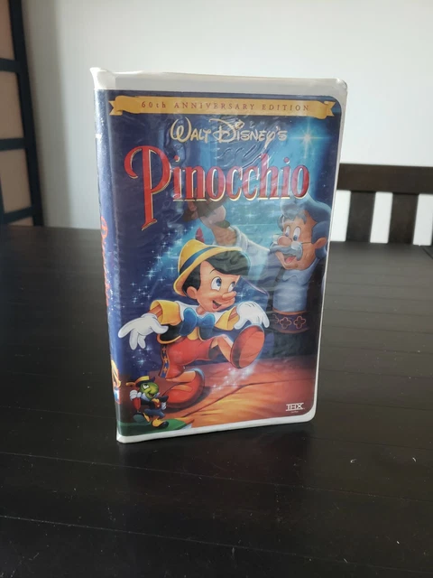 Pinocchio VHS 1999, Clamshell Gold Collection - 60th Anniversary Edition