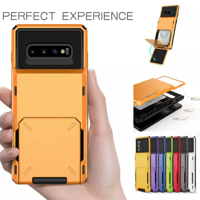 Protective Phone Case with Card Slot For Huawei P20 P30 Lite P40 Pro P Smart2019