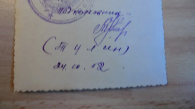 Foto Portrait Russische Offizier 100% Original UDSSR Nr-20 4