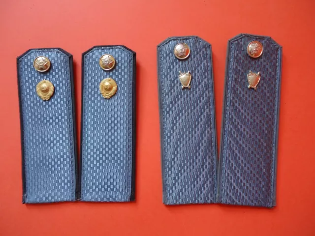 = 2 Pairs Soviet ( Russian, USSR ) POLICE (Militia) Shoulder Boards for Shirts =