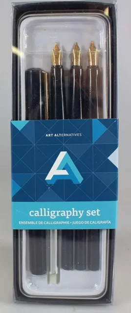 Art Alternatives Pocket Calligraphy Set, Multi Black