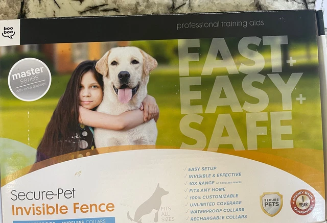 Sit Boo Boo Secure Pet  In/Above Ground Electric Hidden Fence new open box