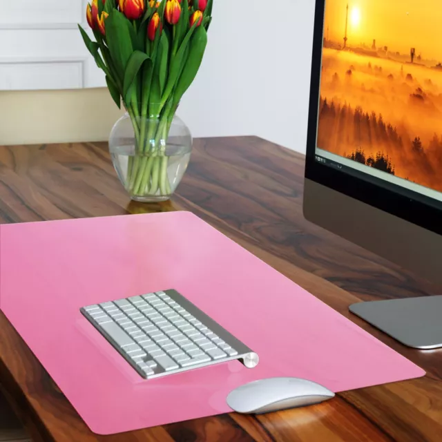 Schreibtischauflage 65x50cm | Pink | Schreibunterlage flexibel gut & günstig