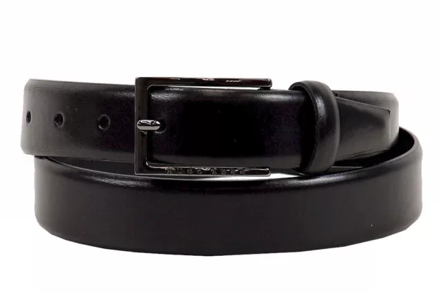 Hugo Boss Men's Ceddys Fashion Black Leather Belt