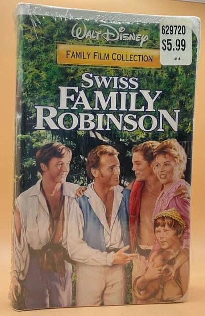 SWISS FAMILY ROBINSON VHS Disney Clamshell **SEALED NEW** **Buy 2 Get 1 ...