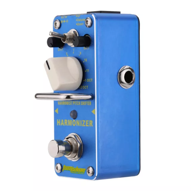 Harmonizer Harmonist/ Shifter e-Gitarren Effekt Pedal blau E6E2