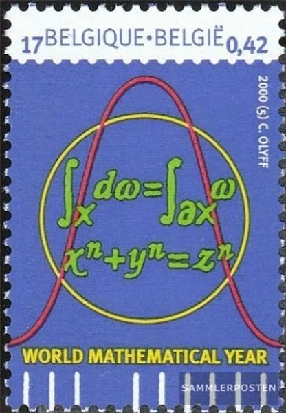 Belgien 2941 (kompl.Ausg.) postfrisch 2000 Mathematik