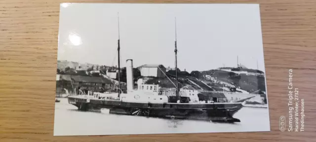 Foto Marineschiff Kanonenboot HMS Harpy GB ca. 14x9cm