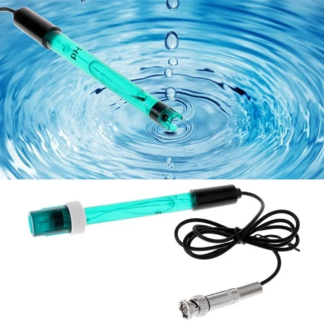 High Accuracy Single Cylinder PH Electrode 0-14pH Probe with BNC Connector Safe