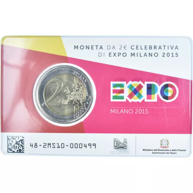 Commemorative - Italia 2015 EXPO Milano Moneta 2 EURO in Blister FDC  COINCARD