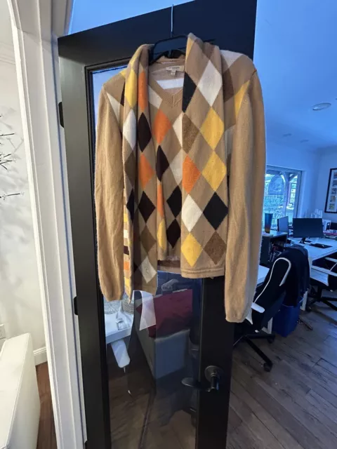 burberry cashmere sweater with scarf