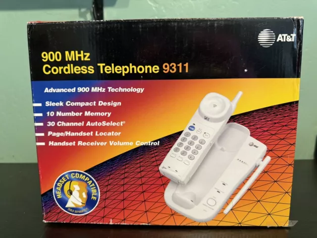 Vintage Genuine AT&T 5200 Cordless Home Telephone ATT Landline U1