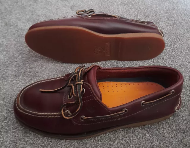 Timberland classic Hand Made Deck Shoes Size 9.5  UK.