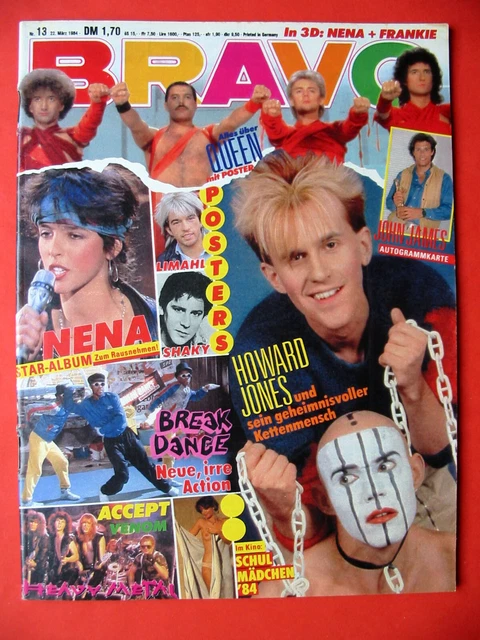 Bravo Heft 13/1984 NENA / Limahl / Queen / John James / Alphaville / Nicki