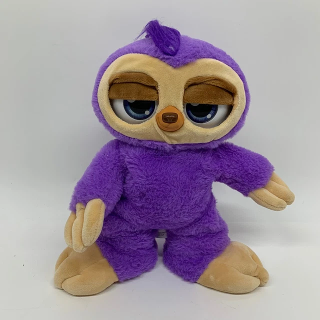 Zuru Pets Alive Fifi Flossing Sloth Purple Battery Operated Toy Dancing Working