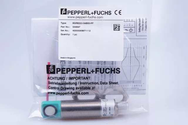 PEPPERL+FUCHS  6GR6222-3AB00-PF    559997  Ultraschallsensor  OVP, NEU