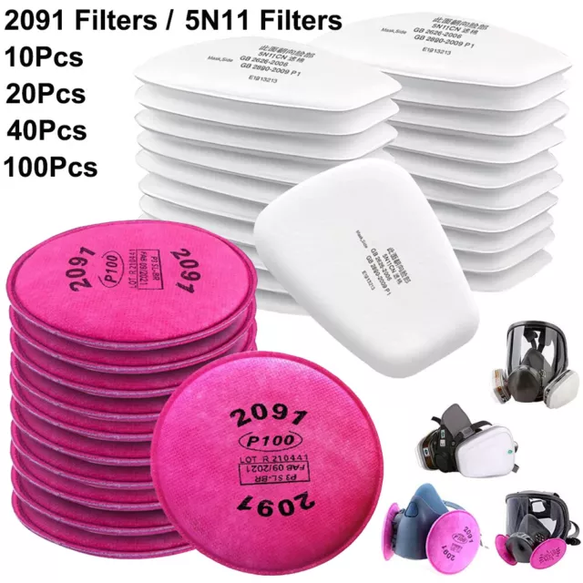 2091 Filters / 5N11 Filters Replacement for 6000 6800 7000 Series Respirators US