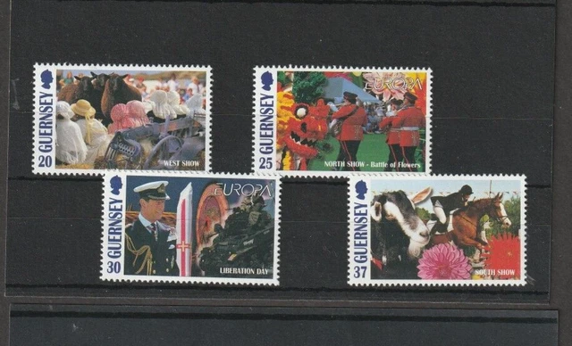 GUERNSEY 1998 Europa - Festivals set - SG 781/84 - u/m