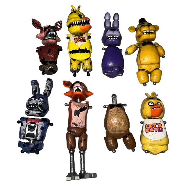 FNAF Five Nights At Freddys Action Figures 6' Funko lot some incomplete &  damage