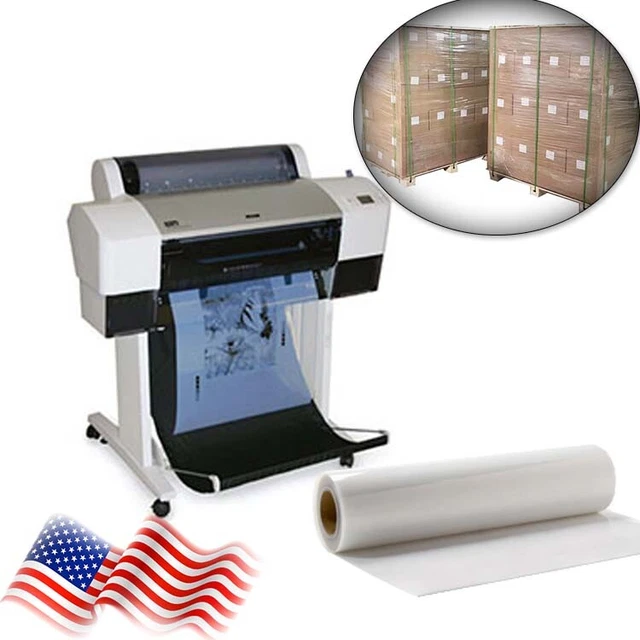 Película positiva de transparencia láctea impermeable de 13""x100 ft para EPSON 4000