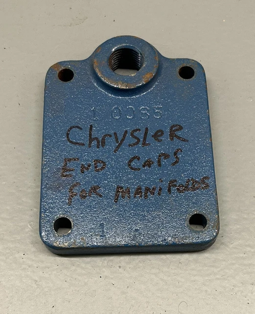 Chrysler Marine Inboard Motor Exhaust Manifold End Plate Barr’s P/n 1 0085