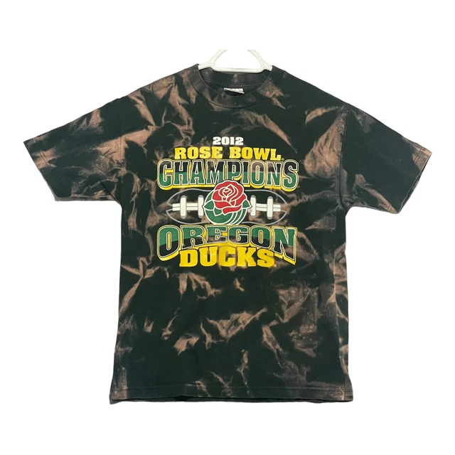 Rose Bowl Men's Shirt Medium Tie Dye 2012 Oregon Ducks Champs Football NCAA