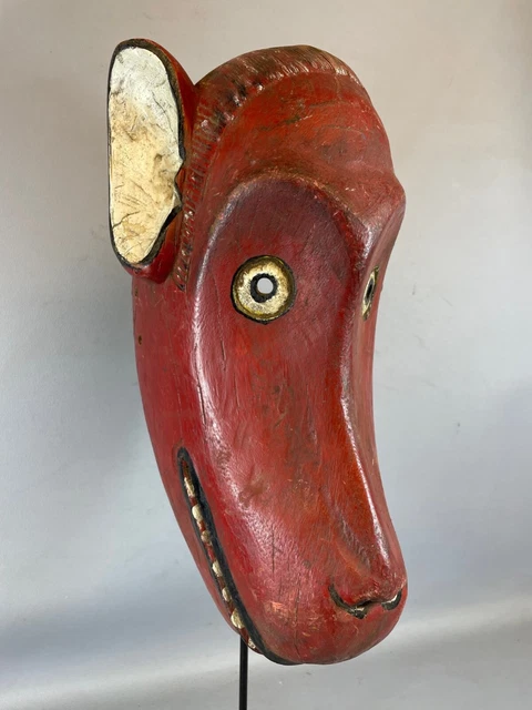 230508 - Old used African Bozo marionet mask - Mali