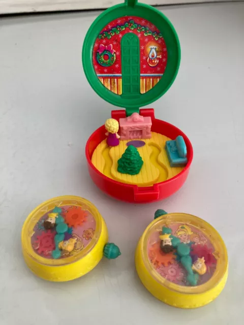 VTG Polly Pocket Watch Toys & Compact Bluebird 90s Girl Dolls McDonalds