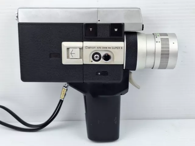 Vintage Canon Super 8 Auto Zoom 518 Video Camera Made In Japan - Oz Seller 2