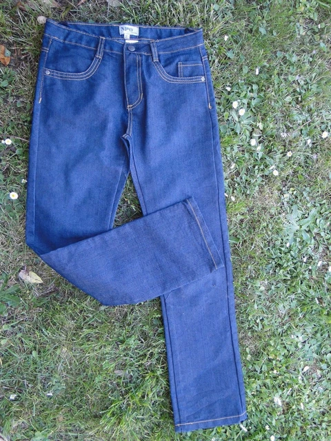 Pantalon Jean Garcon Ado Marque Npo Junior Com Neuf 14 Ans  Vetement Bleu Fonce