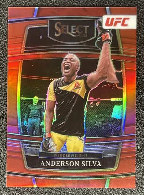 2022 Panini Select UFC Anderson Silva #2 Concourse Red Prizm 97/ 99