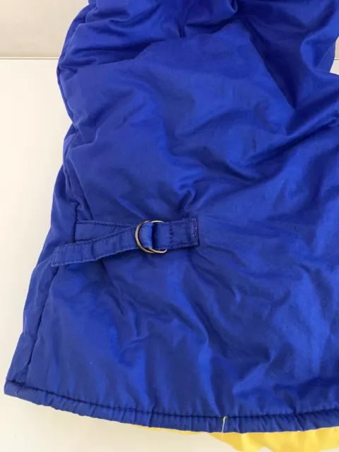 ANZI BESSON VINTAGE Snow Suit Bib Men's Size 56 Blue Snowsuit 80s One ...