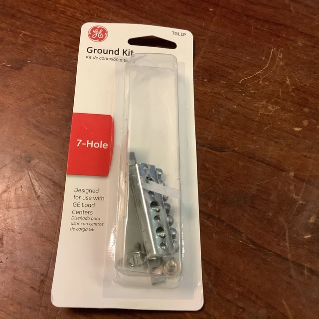 GE GROUND BAR Kit TGL1P Use with Load Centers 7Hole 12/14 Gauge NEW 5