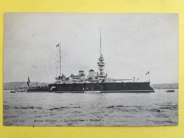 cpa MER Military Ship NAVY WAR FRENCH NAVY COASTGUARD 'COVINES'