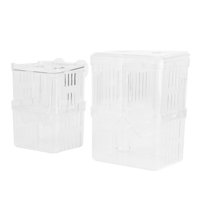 2pcs brüterei inkubator garnelen inkubator aquarium zucht net box