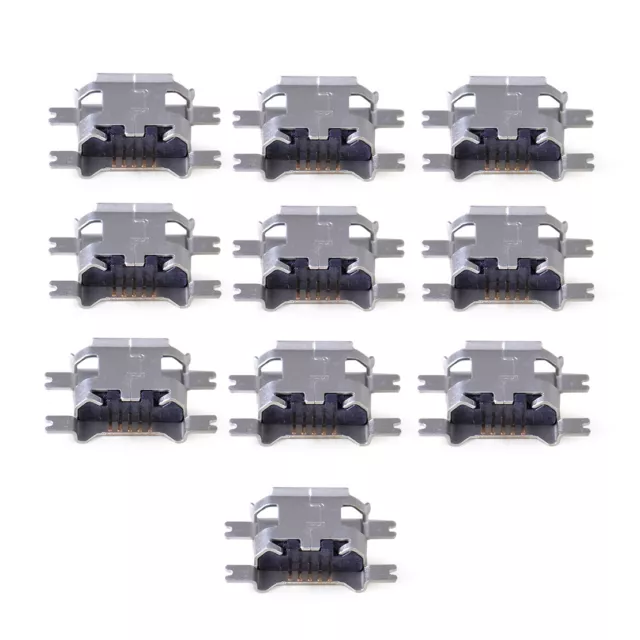 10PCS Type B Micro USB 5 Pin PCB SMT Female Mount Jack Connector Port Socket gl