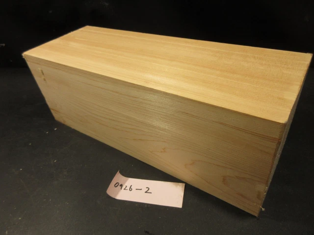 #0926-2 Kiso-Hinoki (Brand Hinoki) -280 x 100 x  100 mm/  curvings