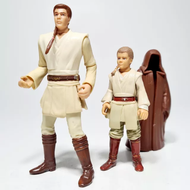 1998 LFL Hasbro Star Wars Episodio 1 Figure Obi-Wan Anakin Skywalker