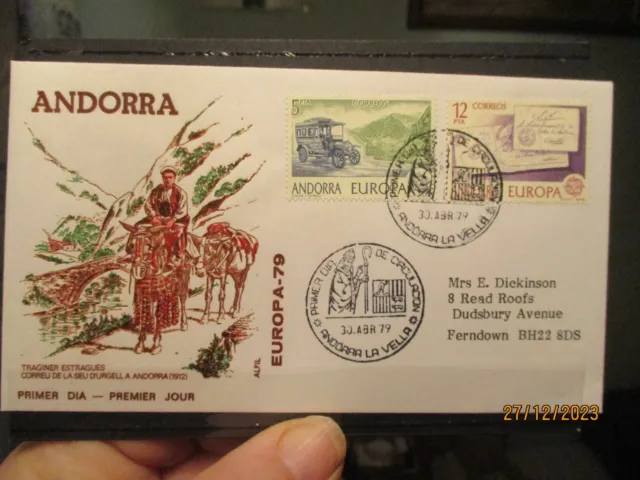 Andorra ( Spanish Andorra ) Fdc 1979 - Europa - Used