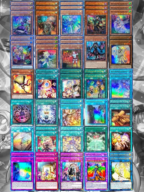 YUGIOH WITCHCRAFTER DECK 57 Cards Vice-Madame Verre Complete Tournament  Ready $99.99 - PicClick