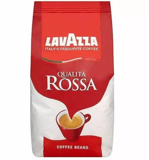 Lavazza Qualita Rossa Arabica Medium Roast Coffee Beans Pack Of 1kg UK