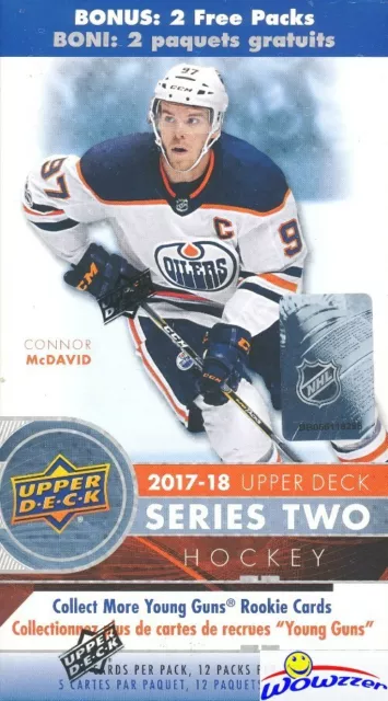 2017/18 Upper Deck Series 2 Hockey HUGE Sealed 12 Pack Blaster Box-2 Young Guns