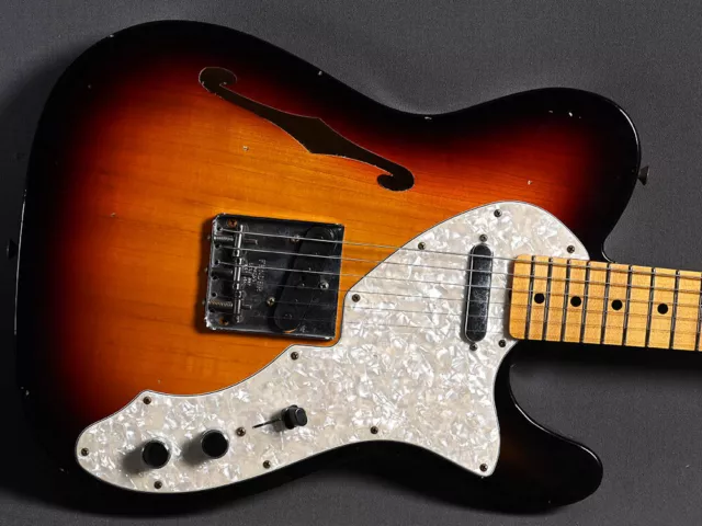 Fender Custom Shop Telecaster 1969 Thinline Journeyman Relic 3-Tone Sunburst