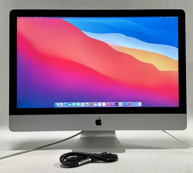 iMac 27" L 2014 Retina 5K Intel i5-4690 3.5GHz 16GB RAM 1TB HDD Big Sur PQ07Z