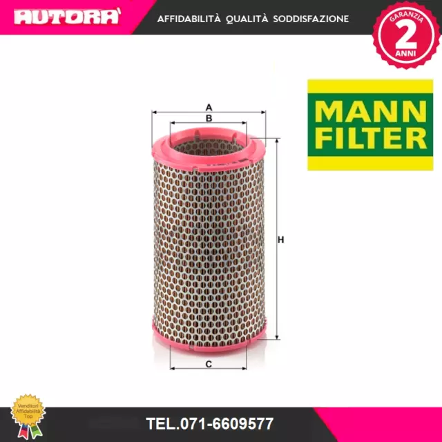 Filtro Aria Motore Marca Mann Filter Codice, C 2245