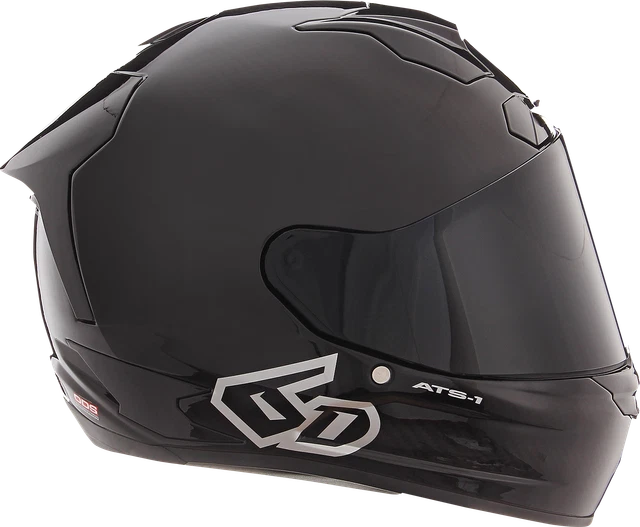 6D HELMETS ATS-1R Solid Helmet Large Gloss Black