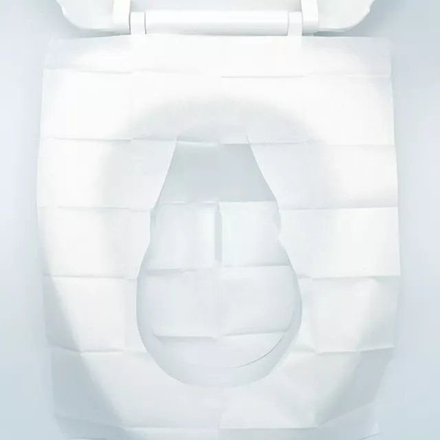 Disposable Toilet Seat Covers Hygienic Flushable Pocket Size| 50 PCS | UK 3